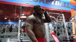 Black Inks Bishop Don in the gym