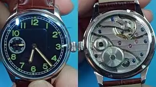 花300元人民币(50USD)购买零件自己DIY一只沛纳海风格手表spend 50 USD Buy your own parts to assemble a Panerai-style watch