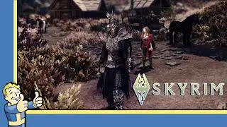 Skyrim SE in 2021 - Resplendent Lich King Armor HDT + Dread Knight Greatsword
