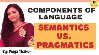 Components of language/Parts of language, L-1(part-3) English Pedagogy in hindi