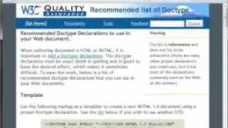 Working with Doctype Declarations