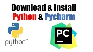 Download and install Python and PyCharm