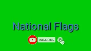 National Flags, free effects in a green background