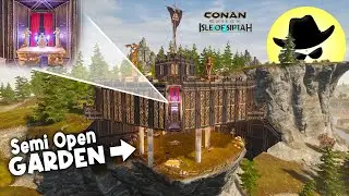 Garden, Interesting Design, Magnificent View | Conan Exiles Isle of Siptah