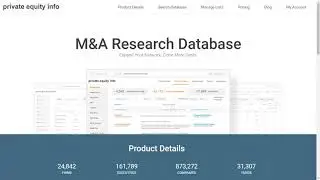 Private Equity Firm List - The comprehensive research database of PE firms for investment bankers