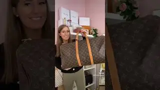 Obsessed with this Louis Vuitton Keepall🤎 #lv #louisvuitton #lvlover #handbag #fyp #trending