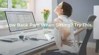Low Back Pain When Sitting? Try This. #lowbackpain #lowbackpainrelief #discherniation