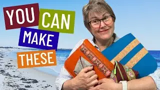 ⏩😌🐑 FAST & EASY POUCHES and POCKETS - 4 projects with 🐑 WOOL FELT