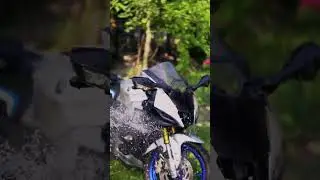 Baby R1m wash #reels #bike #shorts