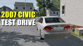 Honda Civic 2007 Test Drive | BeamNG Gameplay