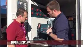 Bosch PB120 Compact Radio Revealed at World of Concrete