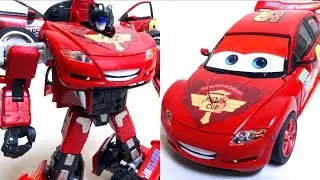 【Disney•Pixar Cars】McQueen Robot wotafa's custom toy review