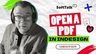 Open a PDF in InDesign? YES YOU CAN!!