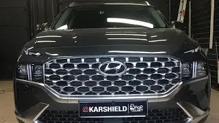 Hyundai Santa Fe 2021 охранный комплекс
