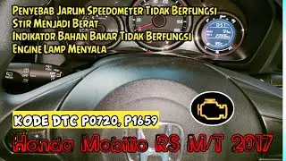 Honda mobilio stir berat , jarum speedometer indikator bahan bakar & auto lock tidak berfungsi