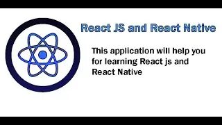 Learn react js and react native : Android app