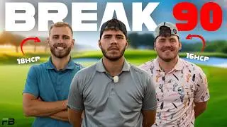 Can 3 HIGH handicappers BREAK 90…