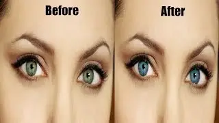Photoshop Tutorial : How To Change Eye Color In Photoshop