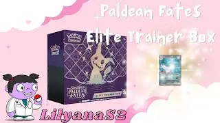 Unboxing my 2nd Pokemon Paldean Fates ETB by Lilyana💜 with @Pleed13