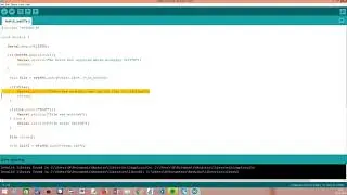 ESP32 Arduino SPIFFS: Reading a file