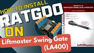 How to Install RATGDO on Liftmaster Swing Gates