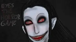 Surrounded from two sides. Eyes the horror game.