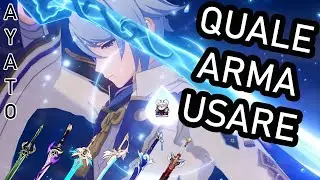 KAMISATO AYATO: 6 ARMI A CONFRONTO - GENSHIN IMPACT ITA