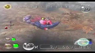 Pikmin 2 Hacking - Fighting Segmented Crawbster out of caves!