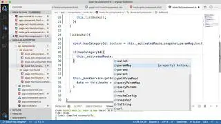 Angular 8 and Spring Boot Part 40   Update book list component to accept the route parameter 2020 05