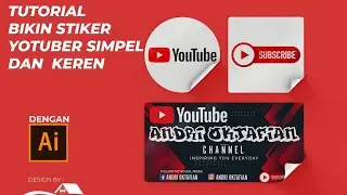 Desain Stiker Youtuber