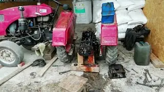 Full analysis of the PTO and gearbox of the Sintai 180 minitractor.