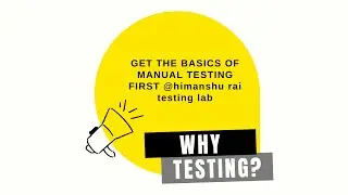Tutorial 3 || Manual Testing || Why Testing Is Necessary || DEFECT || Root Cause ||Quality Assurance