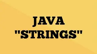 Java String - Explained | String Tutorial in Java | Java9s.com