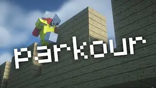 using parkour to win skywars 3