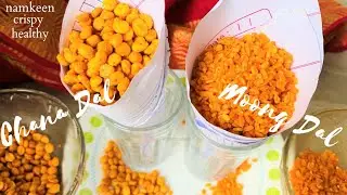 Namkeen crispy dal recipe | chatpata chana dal | chatpata moong dal | healthy snack rich in protein