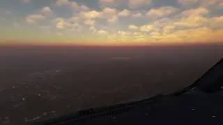 MSFS 2020 - Fenix A320 | Evening Foggy Landing in Cracow/Kraków | 1440p