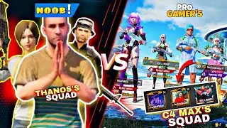 C4 MAX’S Squad vs THANOS’S SQUAD TDM Challenge 🔥😱 | BGMI TDM GAMEPLAY