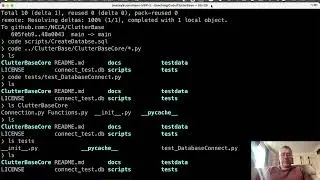 ClutterBase Part 8 Database and Python