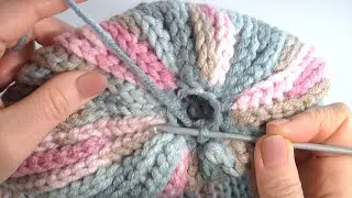 Cool and Simple/How to Crochet Easy Hat/CROCHET HAT PATTERN/Elementary Level