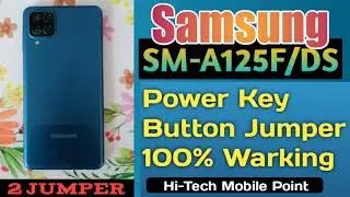 Samsung Galaxy A12 Power key On Off Switch Damage patta Direct jumper 100% Warking Solution