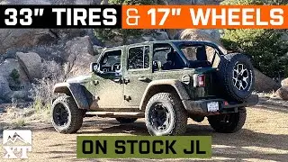 Stock JL Wrangler | 33x11R17 | 17x8 Wheels - W&T Fitment