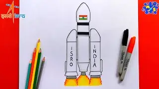 Chandrayaan 3 Drawing || How to Draw Chandrayaan 3 Very Easy Step by Step