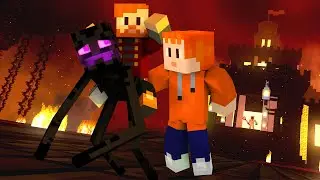 Vefa Nether'da Enderman Kesiyor! (Ekiple Minecraft Survival #3)