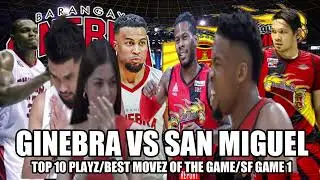 GINEBRA VS SAN MIGUEL TOP 10 PLAYZ/BEST MOVEZ OF THE GAME/SEMIFINALS GAME 1 #viralvideo #pbaupdates
