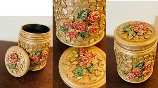 DIY Glass jar | glass jar crafts