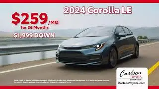 Carlson Toyota Corolla September 2024