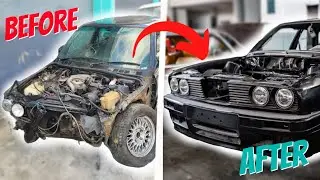 We are REBUILDING a Front Smashed 325is! | Client Cars