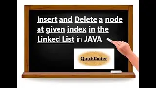 Insert and Delete a node in a linked list at a given position in JAVA