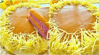 Ube Caramel Cake #liely #ubeCaramelCake #fyp