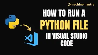 How to Run a Python file in VS code | How to Install Extensions in VS Code